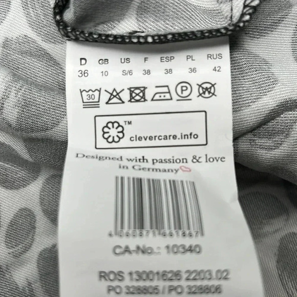 Olsen Side-Slit Printed Tunic Dress - Picture 12 of 13